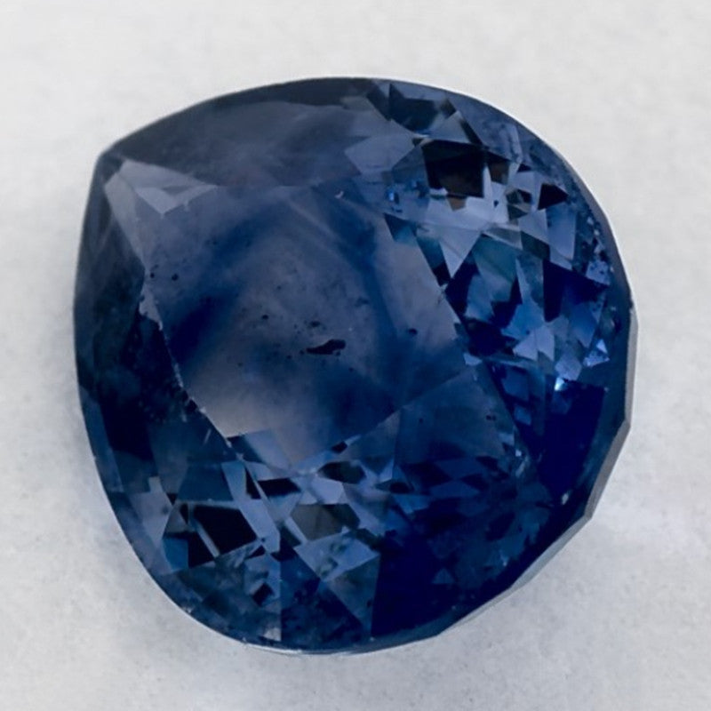 1.89 Carat Pear Natural Blue Sapphire