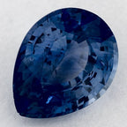 1.89 Carat Pear Natural Blue Sapphire