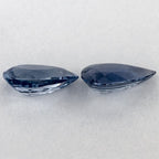 1.70 Carat Pear Natural Blue Sapphire