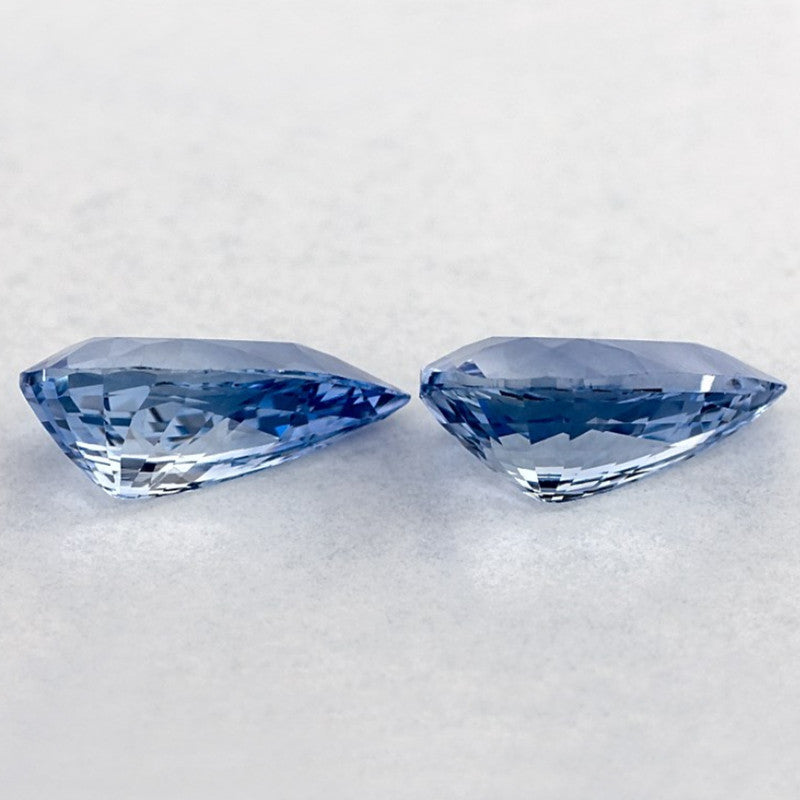 1.80 Carat Pear Natural Blue Sapphire