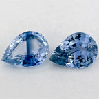 1.86 Carat Pear Natural Blue Sapphire