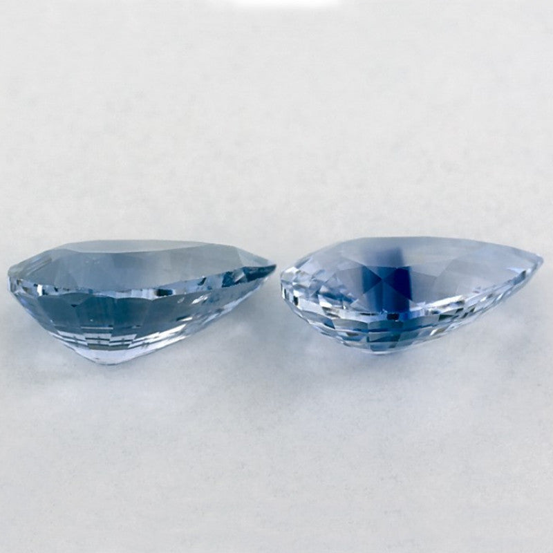 1.86 Carat Pear Natural Blue Sapphire