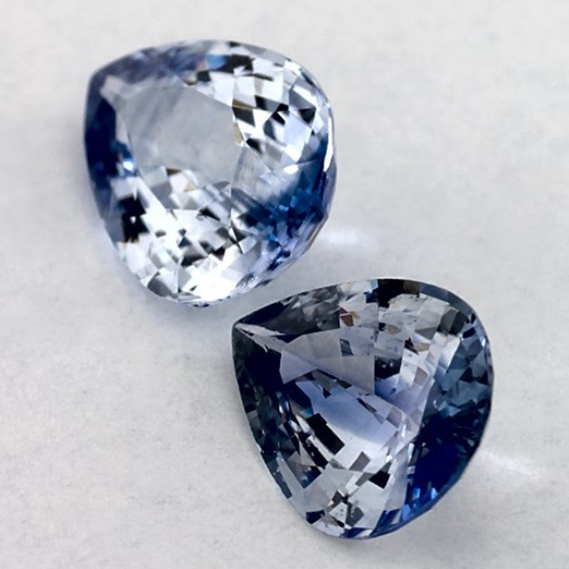 2.10 Carat Pear Natural Blue Sapphire