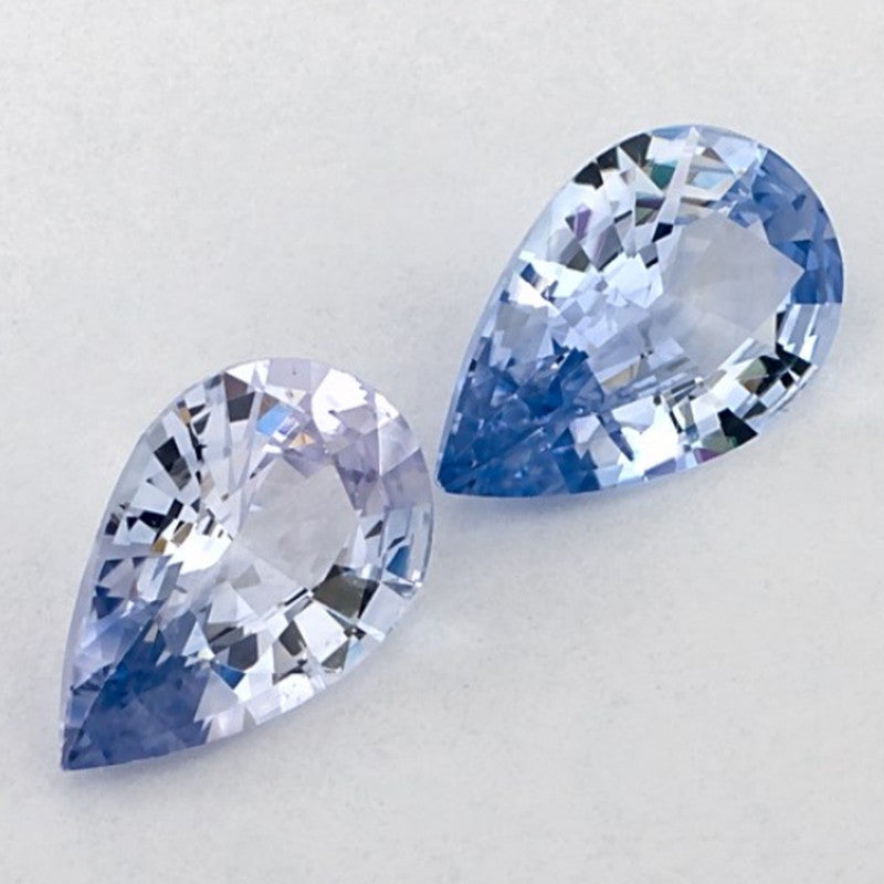 2.38 Carat Pear Natural Blue Sapphire