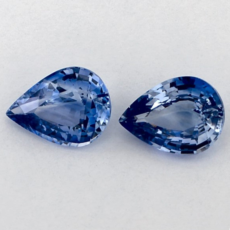 2.49 Carat Pear Natural Blue Sapphire