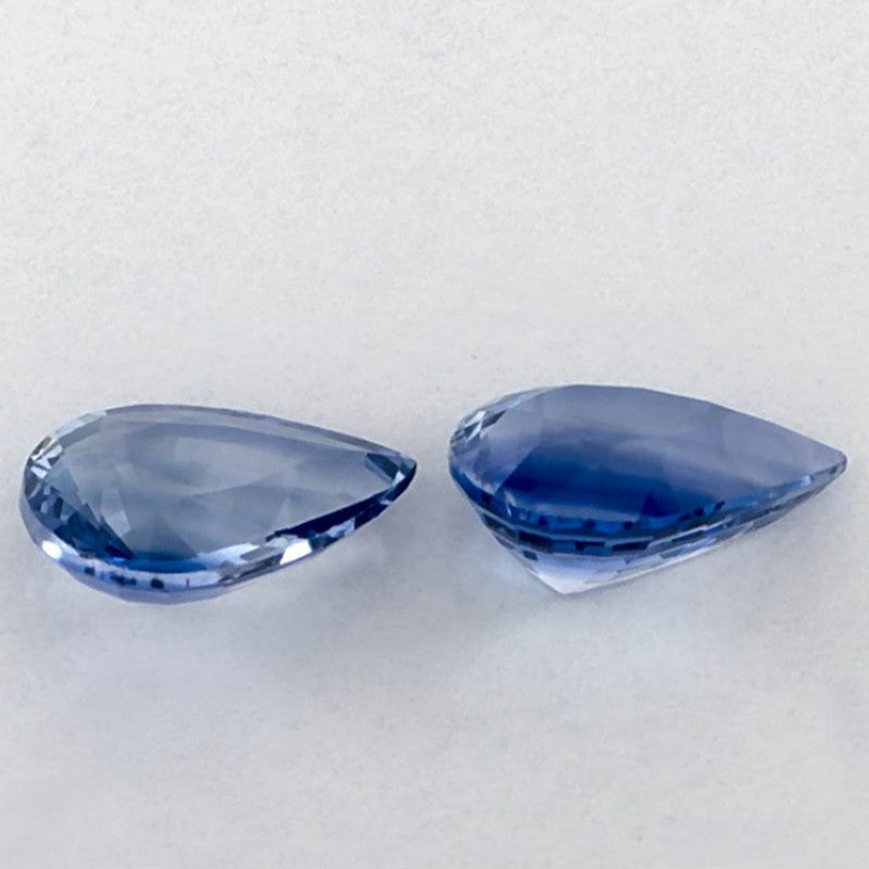 2.49 Carat Pear Natural Blue Sapphire