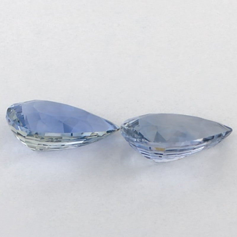 2.83 Carat Pear Natural Blue Sapphire