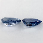 3.72 Carat Pear Natural Blue Sapphire