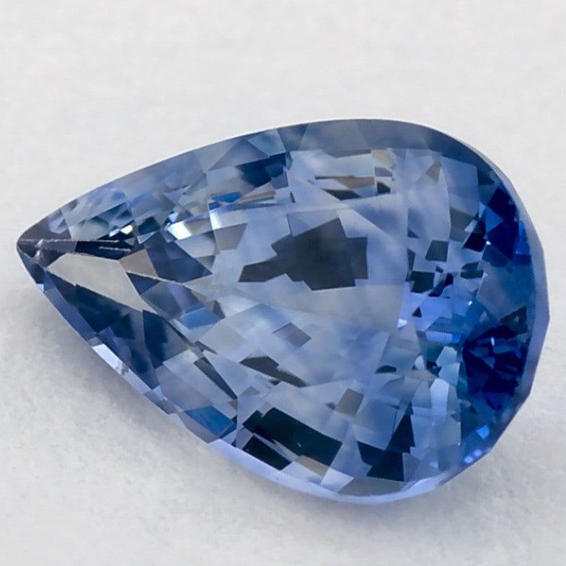 1.15 Carat Pear Natural Blue Sapphire