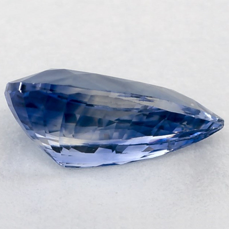 1.15 Carat Pear Natural Blue Sapphire