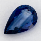 1.06 Carat Pear Natural Blue Sapphire