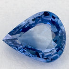 1.00 Carat Pear Natural Blue Sapphire