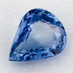 1.00 Carat Pear Natural Blue Sapphire
