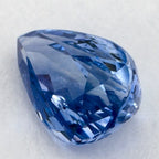 1.04 Carat Pear Natural Blue Sapphire
