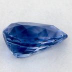 1.04 Carat Pear Natural Blue Sapphire