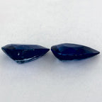 3.66 Carat Pear Natural Blue Sapphire