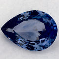 1.93 Carat Pear Natural Blue Sapphire