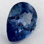 2.80 Carat Pear Natural Blue Sapphire