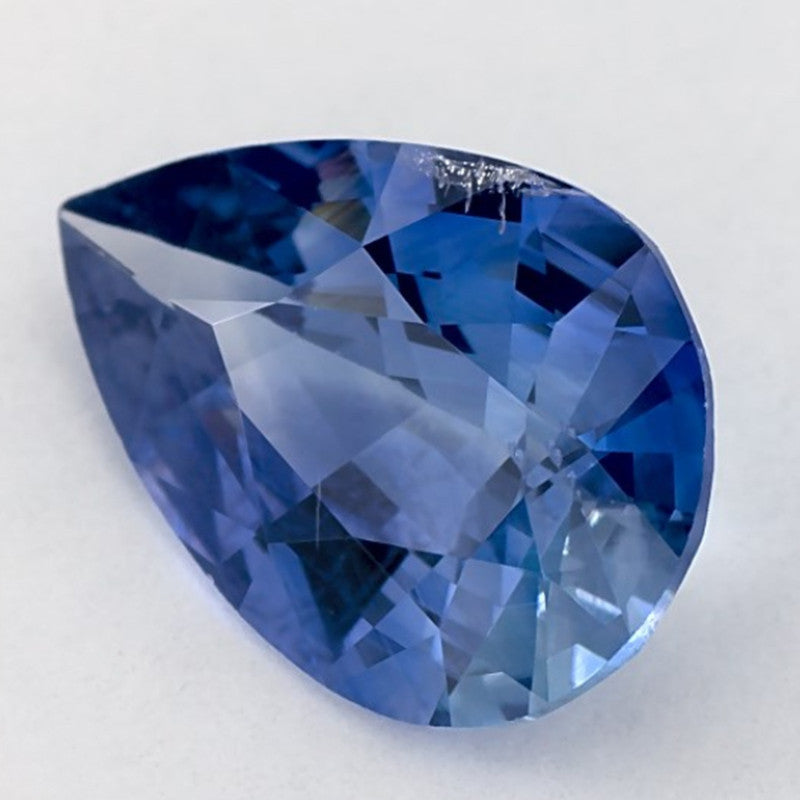 2.16 Carat Pear Natural Blue Sapphire