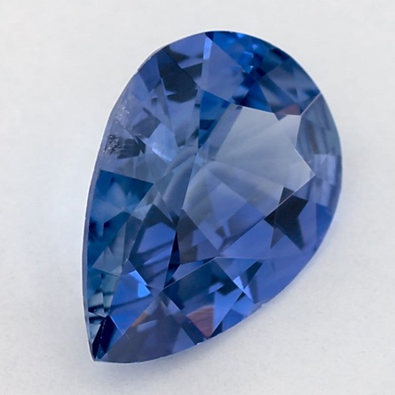 2.16 Carat Pear Natural Blue Sapphire