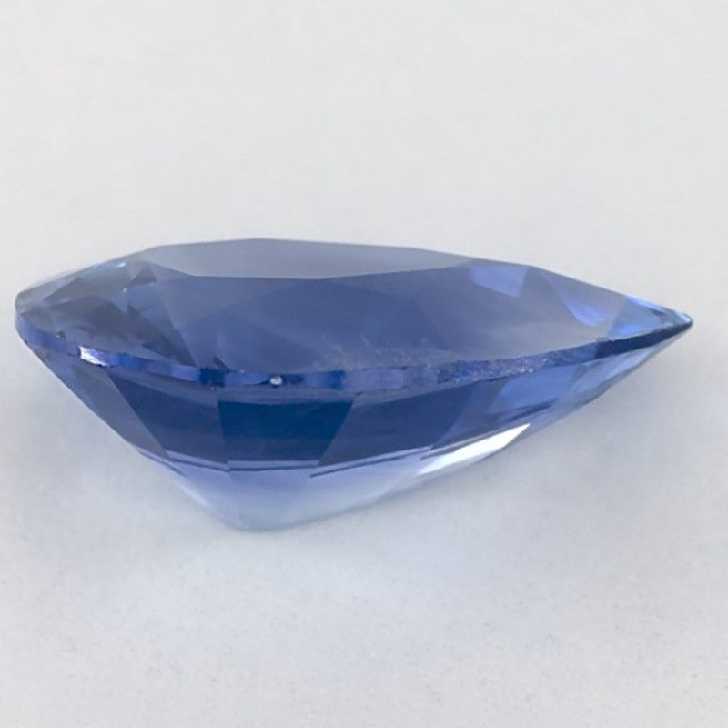 2.16 Carat Pear Natural Blue Sapphire