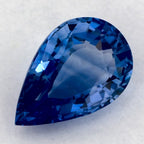 2.58 Carat Pear Natural Blue Sapphire