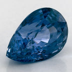 2.99 Carat Pear Natural Blue Sapphire