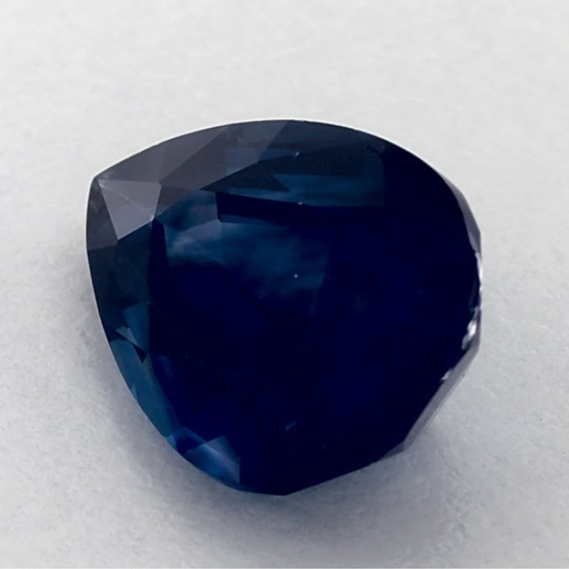 3.39 Carat Pear Natural Blue Sapphire