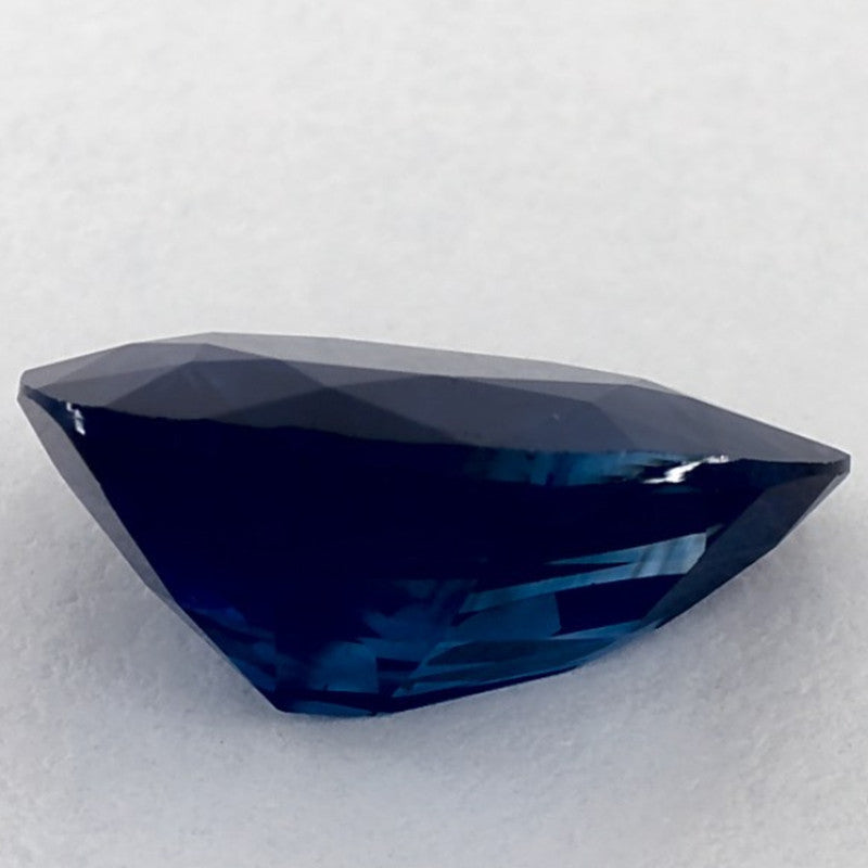 3.39 Carat Pear Natural Blue Sapphire