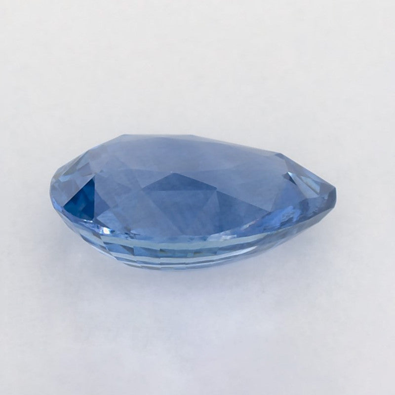 3.36 Carat Pear Natural Blue Sapphire