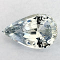 6.52 Carat Pear Natural Blue Sapphire
