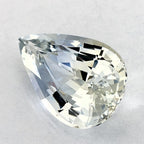 6.52 Carat Pear Natural Blue Sapphire