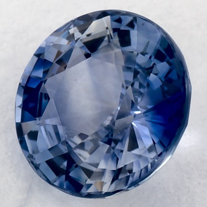 1.49 Carat Round Natural Blue Sapphire