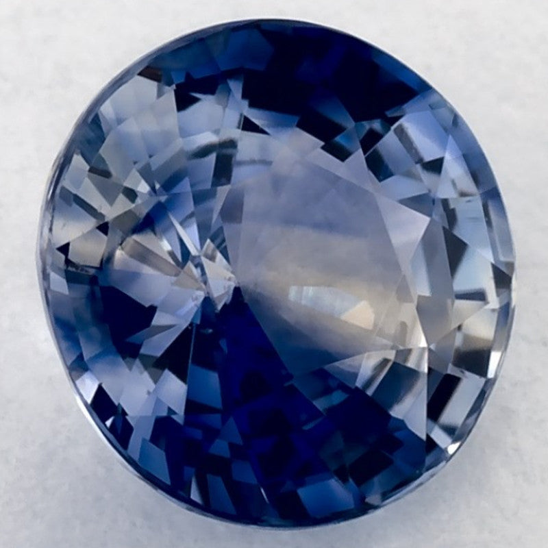 1.49 Carat Round Natural Blue Sapphire