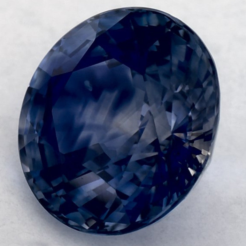 2.34 Carat Round Natural Blue Sapphire
