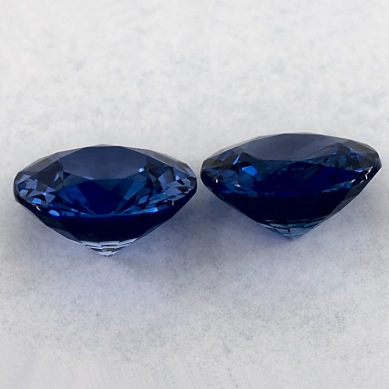 2.54 Carat Round Natural Blue Sapphire