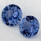3.46 Carat Round Natural Blue Sapphire