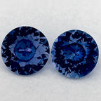 4.58 Carat Round Natural Blue Sapphire