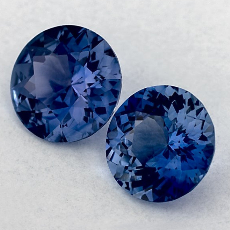 4.58 Carat Round Natural Blue Sapphire