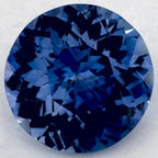 2.36 Carat Round Natural Blue Sapphire