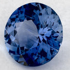 2.36 Carat Round Natural Blue Sapphire