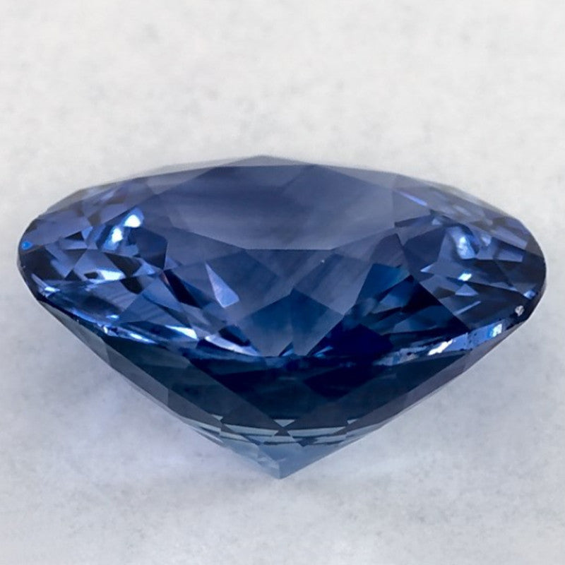 2.36 Carat Round Natural Blue Sapphire