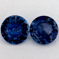 3.27 Carat Round Natural Blue Sapphire
