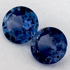 3.27 Carat Round Natural Blue Sapphire