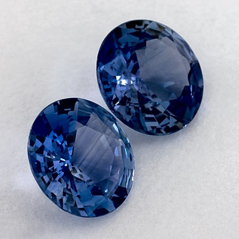 3.27 Carat Round Natural Blue Sapphire