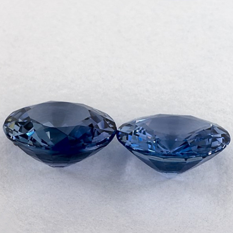 3.27 Carat Round Natural Blue Sapphire