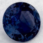 1.62 Carat Round Natural Blue Sapphire