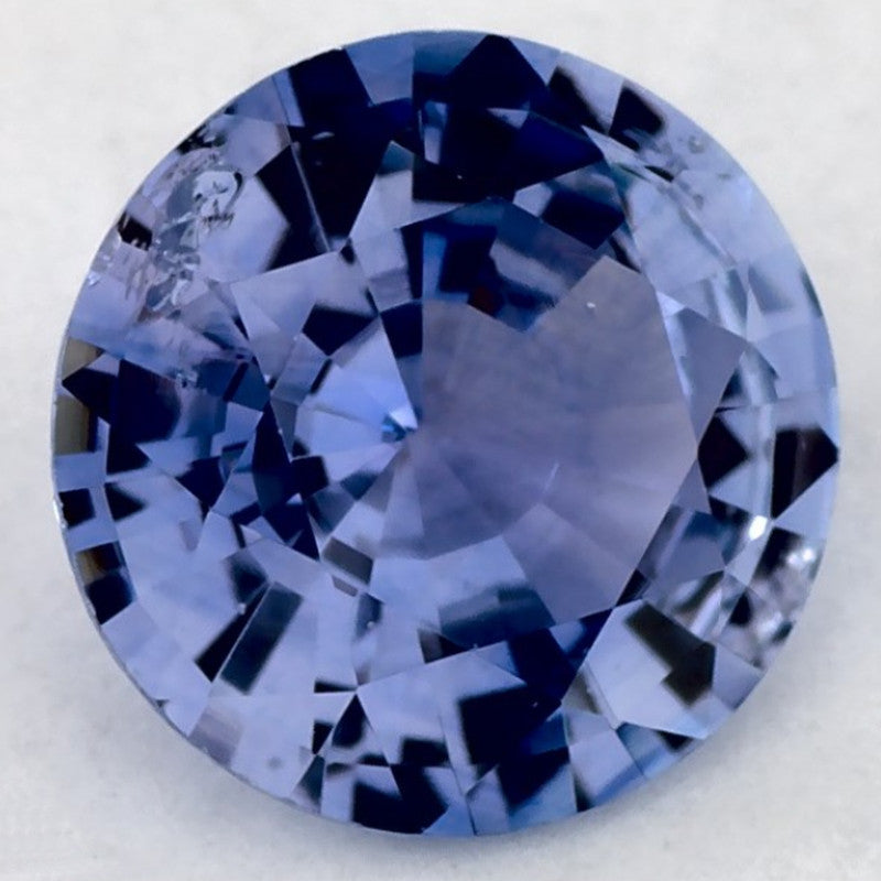 1.23 Carat Round Natural Blue Sapphire