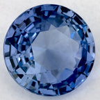 2.08 Carat Round Natural Blue Sapphire
