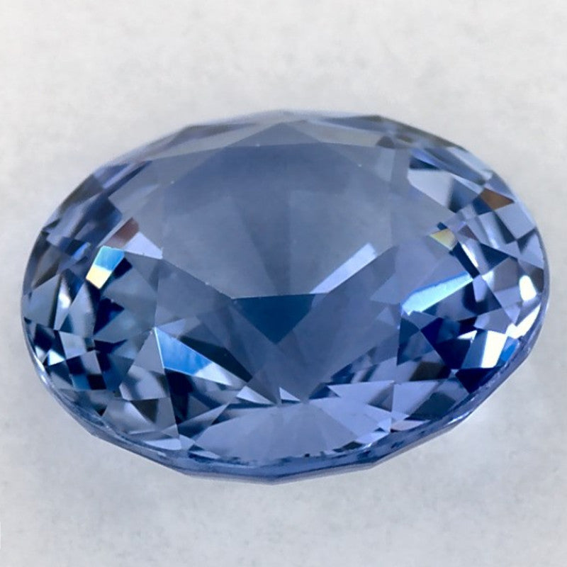2.08 Carat Round Natural Blue Sapphire